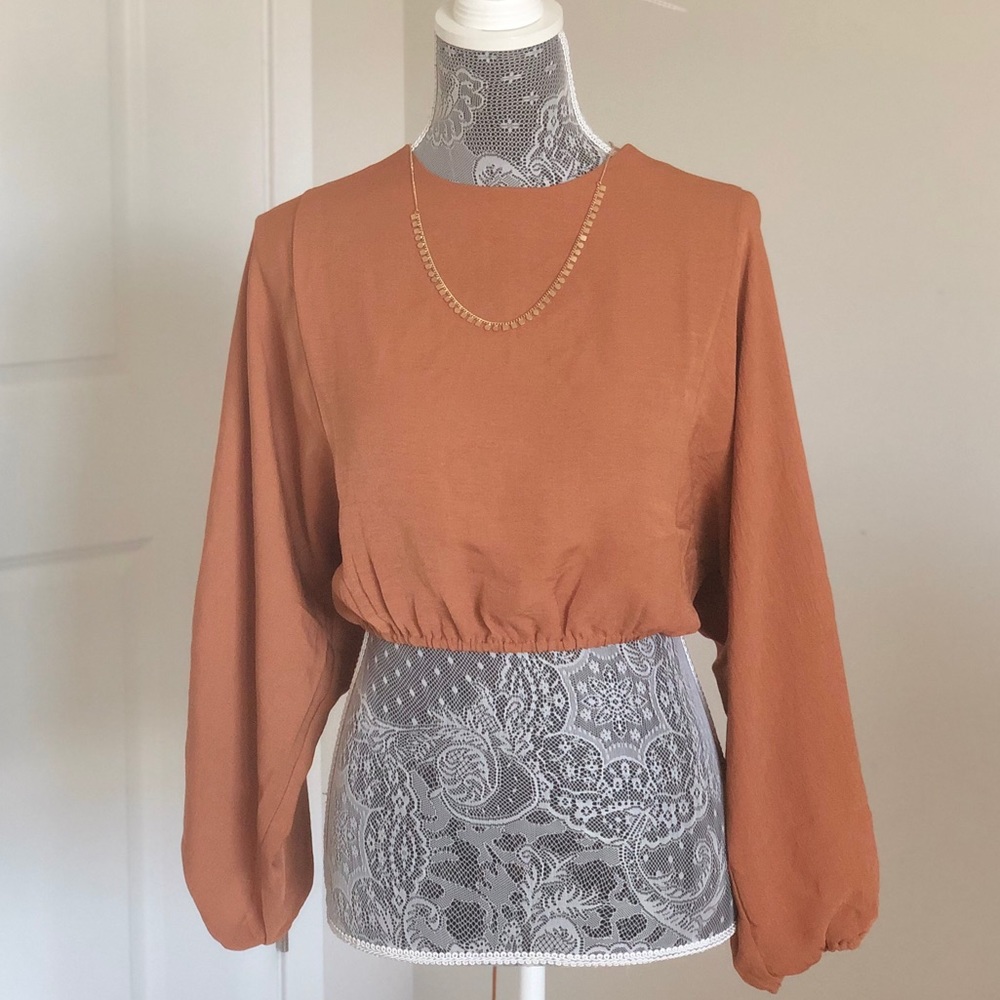 Embroidery blouse shirt Cognic color - Picture 5 of 6